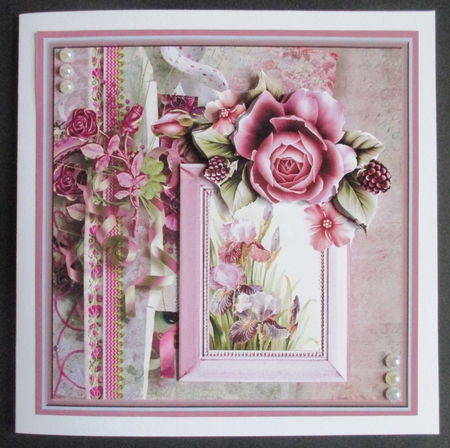 Iris and roses by Davina Rundle