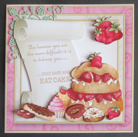 Stay Safe Eat Cake! Mini Kit by Davina Rundle