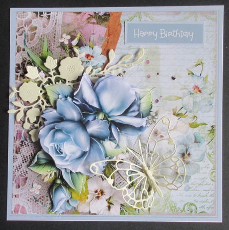 Rose and pansy by Davina Rundle