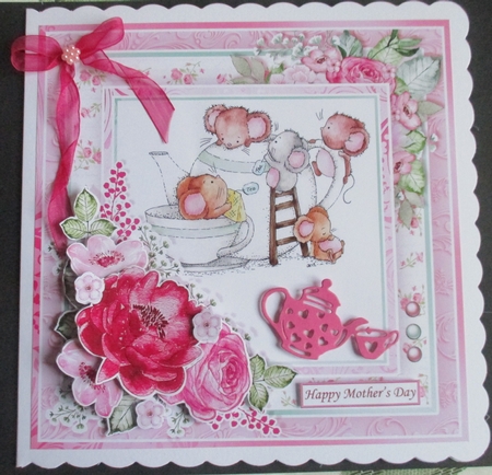 TIME FOR A CUPPA 7.5 Decoupage & Insert Kit Various Occasions by Davina Rundle