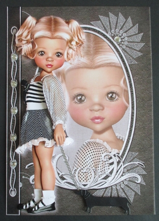 Sweet Little Black and White Fashion Reflection by Davina Rundle