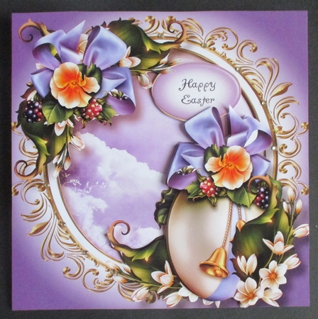 Elegant Easter - Purple Bow by Davina Rundle