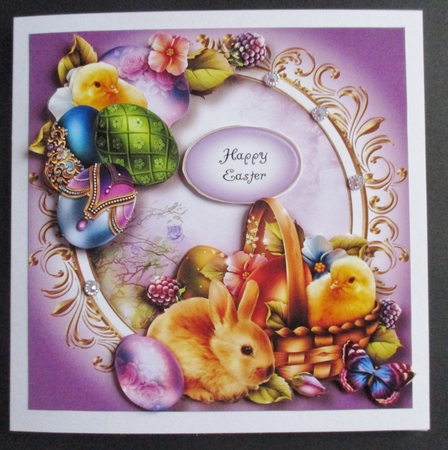 Elegant Easter - Bunny & Chicks by Davina Rundle