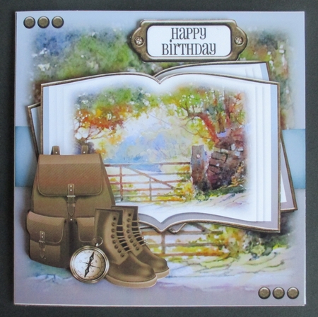 A Country Walk Open Book by Davina Rundle