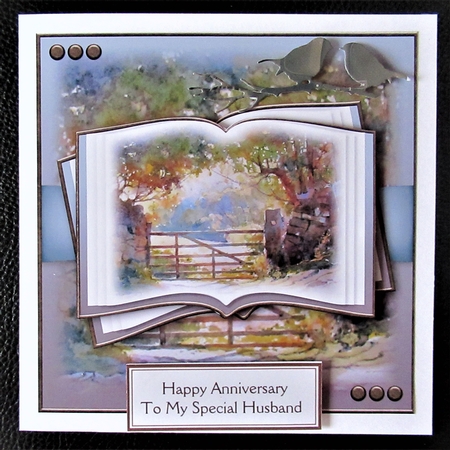 A Country Walk Open Book by Davina Rundle