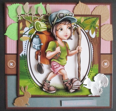 A woodland walk mini kit by Davina Rundle