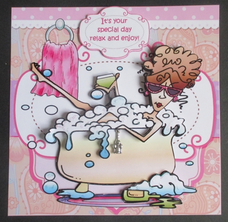 8x8 Rita on your special day birthday or mothers day mini kit by Davina Rundle