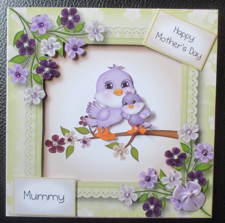 Mummy & Baby Bird - mothers day or birthday by Davina Rundle