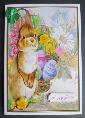 Happy Easter Decoupage Topper 2 by Davina Rundle