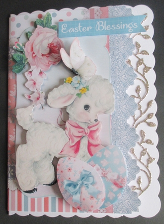 Little Easter Lambs Quick Cards by Davina Rundle