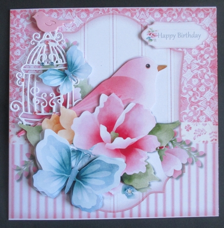Blossoms & Bird Mini Kit by Davina Rundle