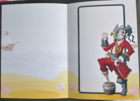 Pirate Dude Red Insert by Davina Rundle