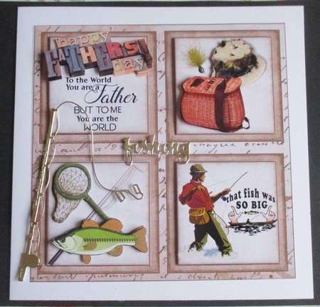 8x8 a special father fishing mini kit by Davina Rundle