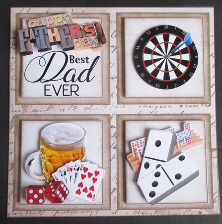 8x8 a special father games night mini kit by Davina Rundle