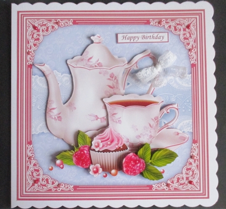 BEST CHINA Anniversary Get Well Retirement 7.5 Decoupage & Insert Kit by Davina Rundle