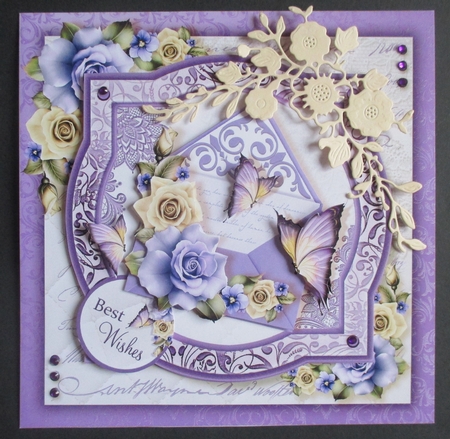 Lilac Floral Flutters by Davina Rundle
