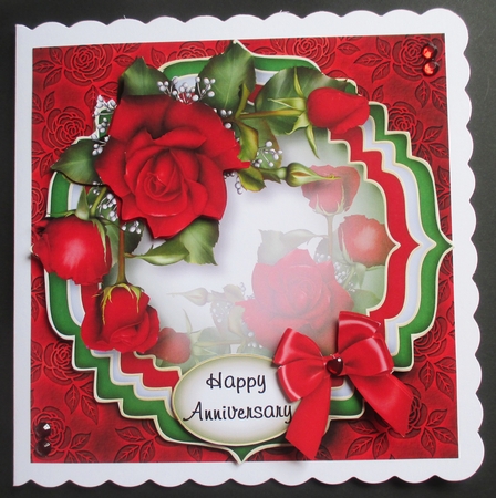 Trio Fancy Frame - Ravishing Red by Davina Rundle