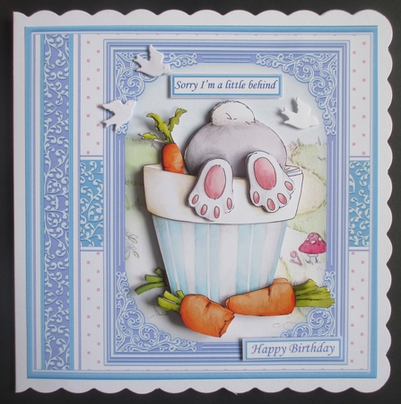 ANOTHER GREY HARE or EGG HUNT Decoupage Kit Various Occasions by Davina Rundle