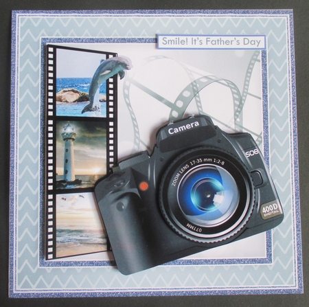 CAMERA SNAPSHOTS ALL AT SEA 7.5 Decoupage & Insert Mini Kit by Davina Rundle