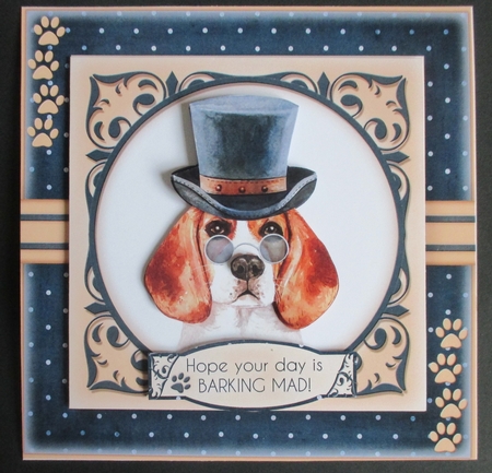 Hope your day is Pawsome - Beagle by Davina Rundle