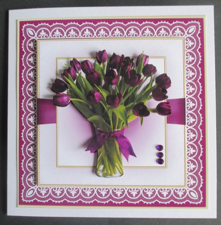 Purple Tulips Mini Kit by Davina Rundle