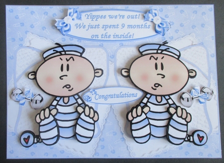 Yippee were out twin boys mini kit by Davina Rundle