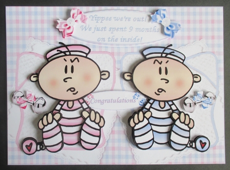 Yippee were out twins  mini kit by Davina Rundle