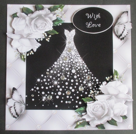 The Diamond Gown - White by Davina Rundle