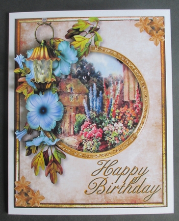 C5 Greetings - Larkspur Cottage by Davina Rundle
