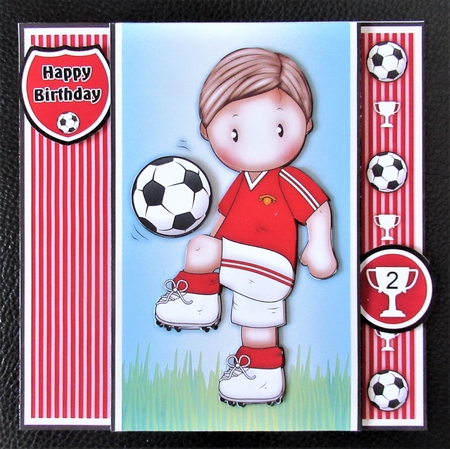 Football Andy 2 Red Mini Kit With Ages 3 to 7 yrs by Davina Rundle
