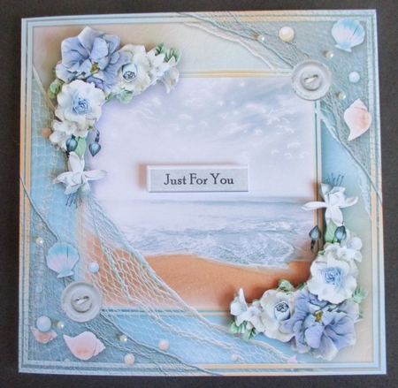Quick Card 7x7    By The Sea 3 by Davina Rundle