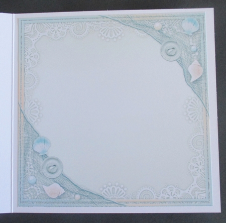 Quick Card 7x7    By The Sea INSERT by Davina Rundle