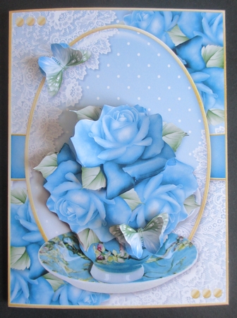 Cup of Flowers 3 by Davina Rundle
