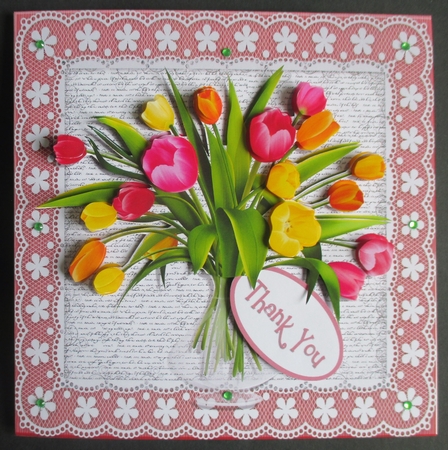 VASE OF TULIPS by Davina Rundle