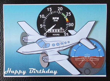 Plane Decoupage by Davina Rundle