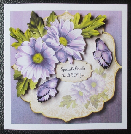 Chrysanthemum Corner - Pale Lilac by Davina Rundle