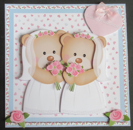 WEDDING TEDDIES FEMALE by Davina Rundle