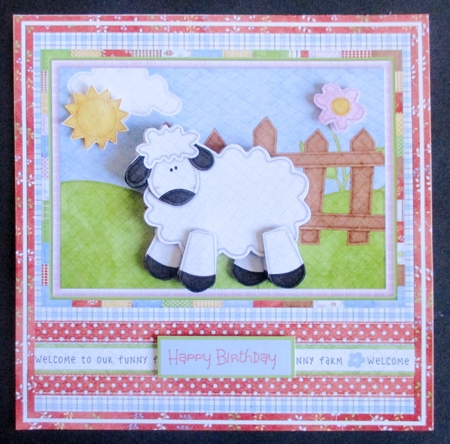 Lamb on the farm by Davina Rundle