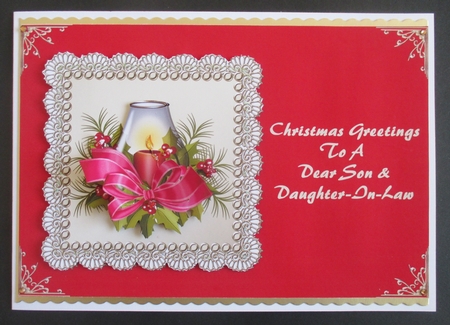 Christmas Lantern - Son & Daughter-in-law by Davina Rundle