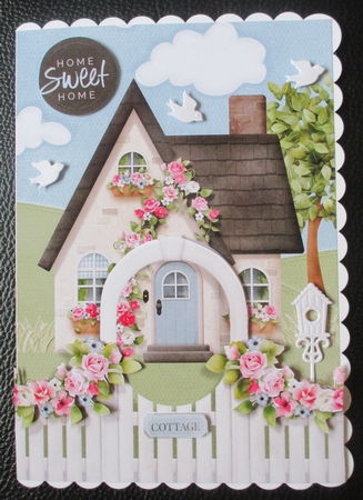 Home Sweet Home Card Front by Davina Rundle