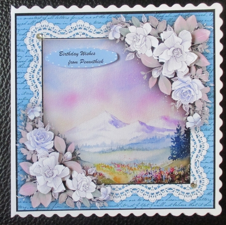 Beautiful Distant Mountains 1  by Davina Rundle