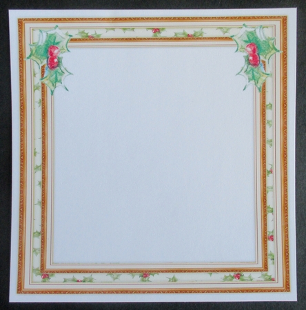 Blank 8x8 Christmas Insert by Davina Rundle