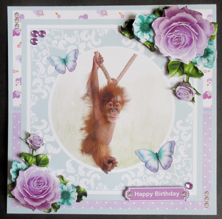Take it easy - card mini kit & decoupage by Davina Rundle
