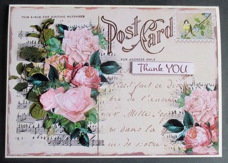 Postcard Florals - Set 2 Card Toppers by Davina Rundle