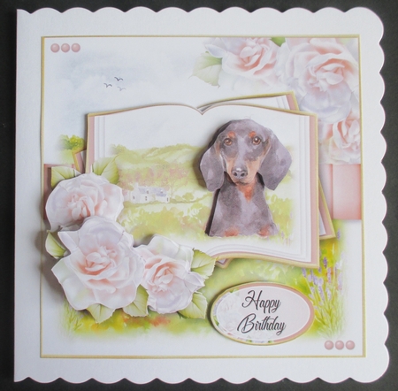 A Dog is a Friend for Life...Miniature Dachshund by Davina Rundle