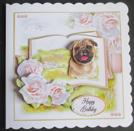 A Dog is a Friend for Life...Pug by Davina Rundle