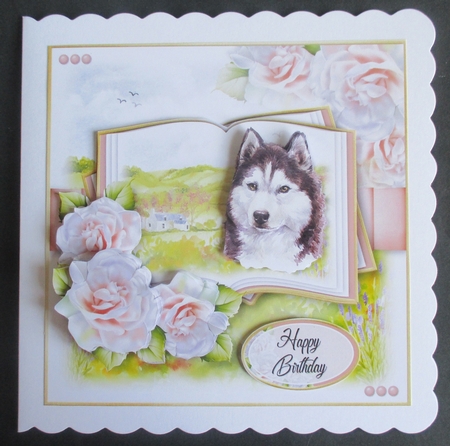 A Dog is a Friend for Life...Husky by Davina Rundle