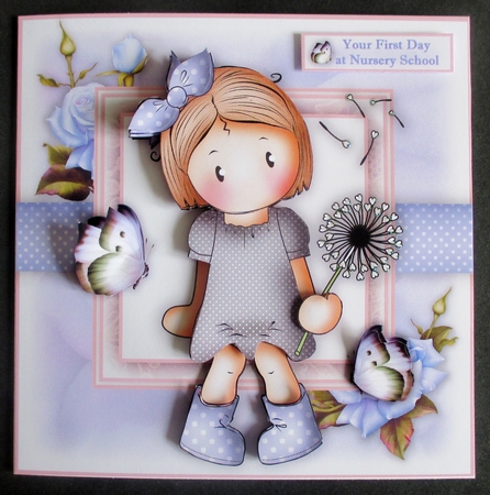 Chloe with Dandelion Lilac Mini Kit by Davina Rundle