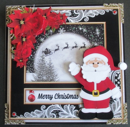 Santa Card Mini Kit by Davina Rundle