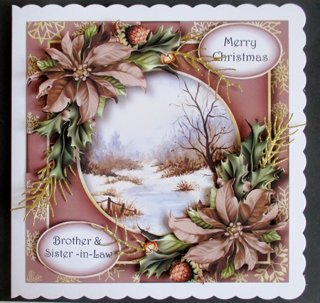 Scenic Christmas Present - Frozen Stream by Davina Rundle